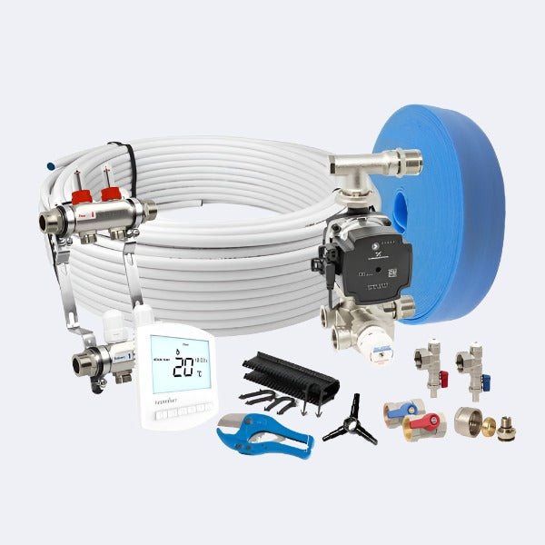 20sqm Multi-Zone Water Underfloor Heating Kit - UFH Parts & Design Ltd