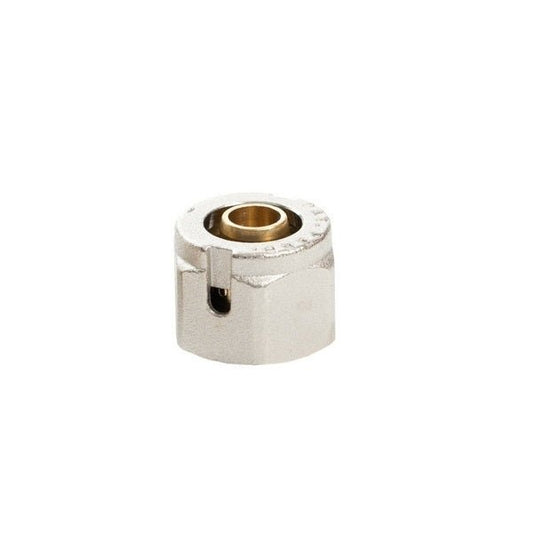 Emmeti Monoblocco 16x2mm connector for PE - X, Pure PE - RT and PP pipe (pair) - UFH Parts & Design Ltd