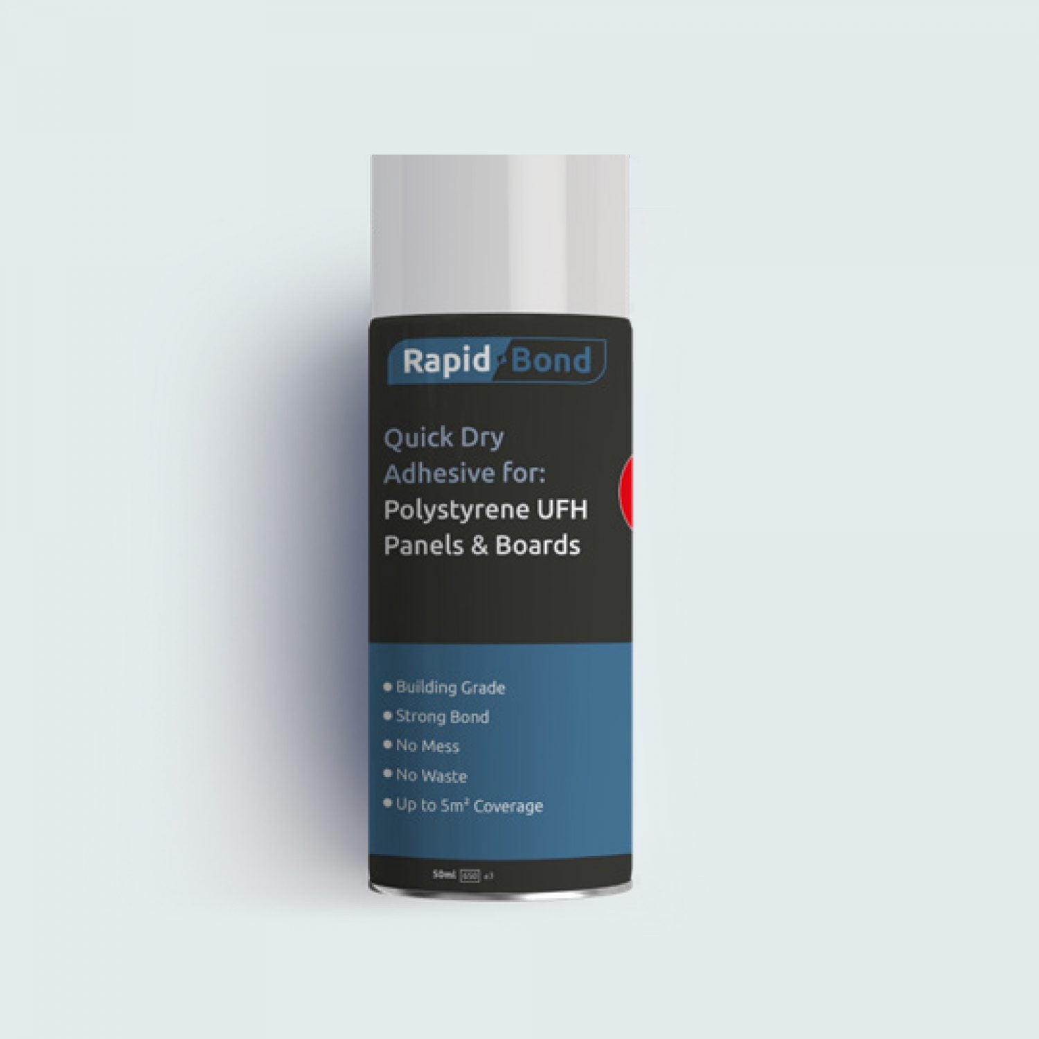 Rapid Bond Spray Glue – Quick Dry Adhesive For: Polystyrene UFH Panels and Boards - UFH Parts & Design Ltd